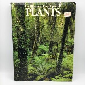 VINTAGE 1984 The Illustrated Encyclopedia of Plants Hardcover Book Garden Coffee